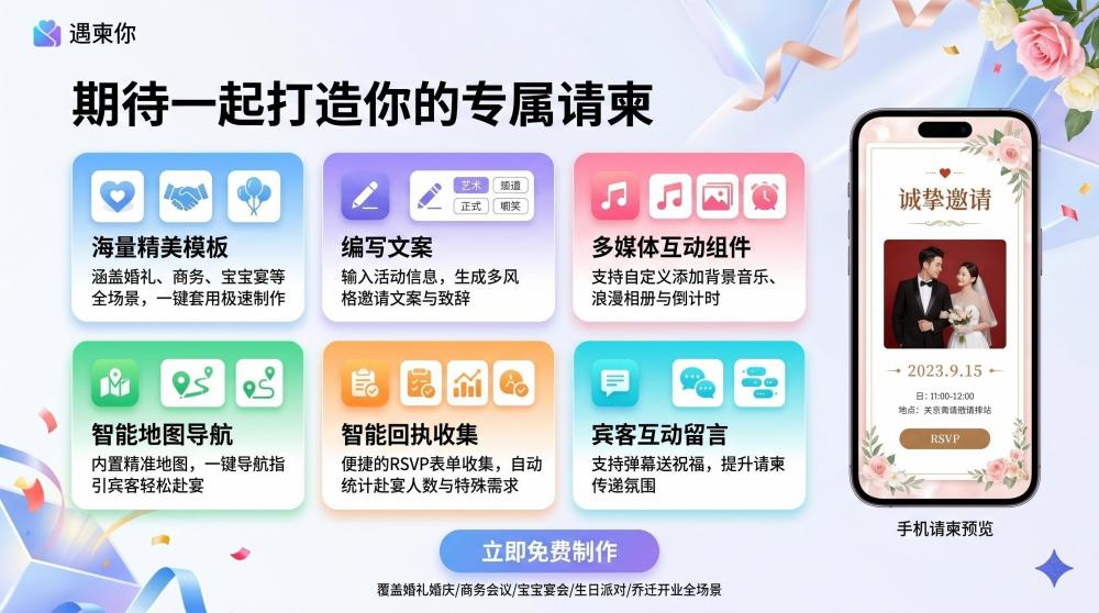 家校共育家长会电子请帖教程！新手1分钟快速上手